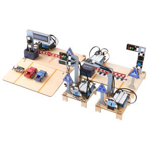 ESP32 Easy-Plug Intelligent Transportation Kit for STEM Education and Programming