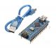 Nano V3 ATmega328P CH340 Mini USB - with USB Cable - Compatible with Arduino - soldered pins