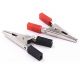 Alligator Clip - 45MM Plastic Handle Red Black Metal Crocodile Clips Test Leads